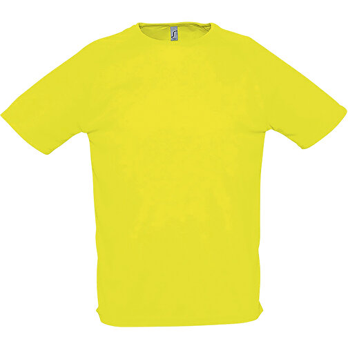 T-Shirt - Sporty , Sol´s, neon-gelb, Polyester, S, 70,00cm x 50,00cm (Länge x Breite), Bild 1