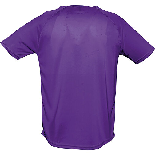 T-Shirt - Sporty , Sol´s, dunkellila, Polyester, S, 70,00cm x 50,00cm (Länge x Breite), Bild 2