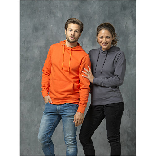 Charon Damen Kapuzenpullover , orange, Strick 50% Baumwolle, 50% Polyester, 240 g/m2, S, , Bild 7