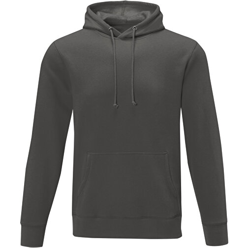 Charon Herren Kapuzenpullover , storm grey, Strick 50% Baumwolle, 50% Polyester, 240 g/m2, S, , Bild 3