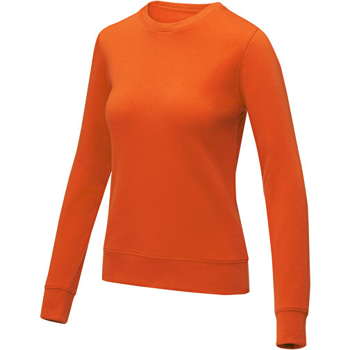 Zenon Damenpullover Mit Rundhalsausschnitt , orange, Strick 50% Baumwolle, 50% Polyester, 240 g/m2, XXL, , Bild 1