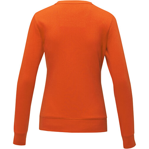 Zenon Damenpullover Mit Rundhalsausschnitt , orange, Strick 50% Baumwolle, 50% Polyester, 240 g/m2, XS, , Bild 4