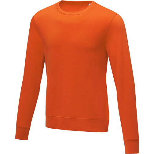 Zenon Herrenpullover Mit Rundhalsausschnitt , orange, Strick 50% Baumwolle, 50% Polyester, 240 g/m2, 3XL, , Bild 1