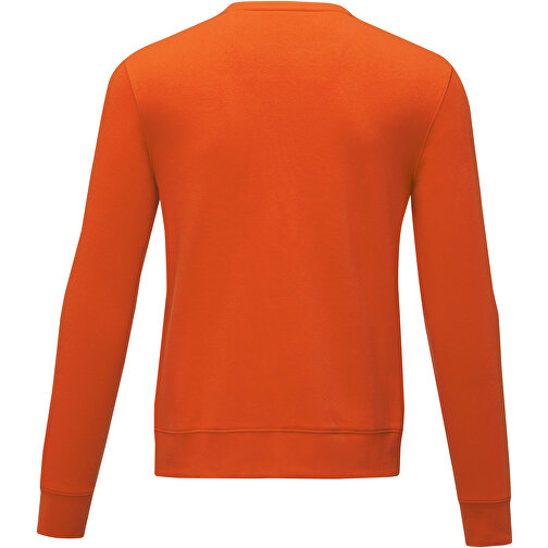 Zenon Herrenpullover Mit Rundhalsausschnitt , orange, Strick 50% Baumwolle, 50% Polyester, 240 g/m2, XL, , Bild 4