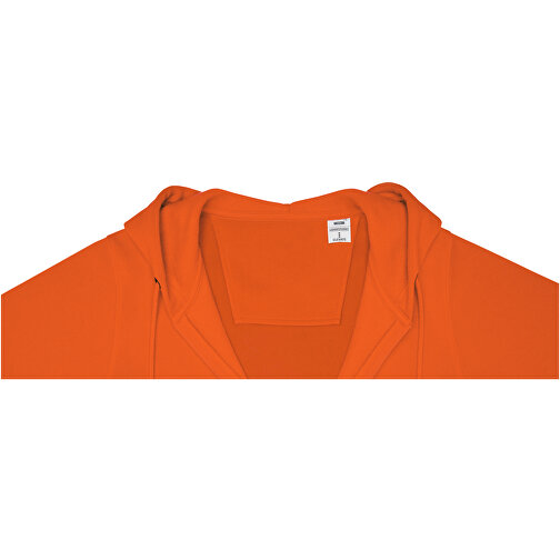 Theron Damen Kapuzenpullover Mit Reißverschluss , orange, Strick 50% Baumwolle, 50% Polyester, 240 g/m2, XL, , Bild 5
