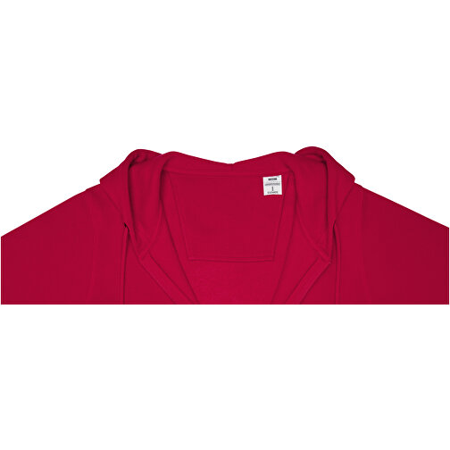 Theron Damen Kapuzenpullover Mit Reißverschluss , rot, Strick 50% Baumwolle, 50% Polyester, 240 g/m2, XXL, , Bild 5