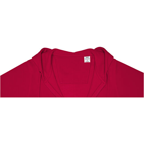 Theron Damen Kapuzenpullover Mit Reißverschluss , rot, Strick 50% Baumwolle, 50% Polyester, 240 g/m2, 2XL, , Bild 5