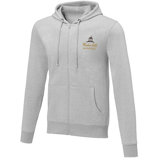 Sudadera con capucha y cremallera completa para hombre 'Theron', Imagen 2