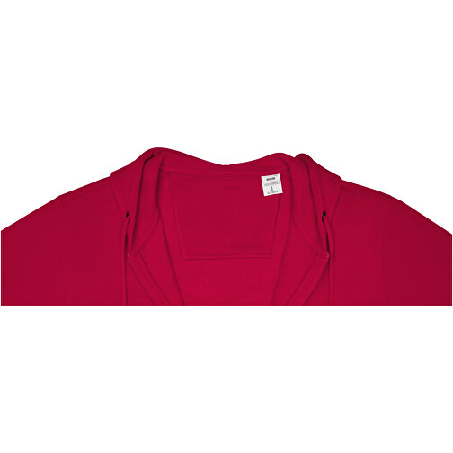 Theron Herren Kapuzenpullover Mit Reißverschluss , rot, Strick 50% Baumwolle, 50% Polyester, 240 g/m2, M, , Bild 5