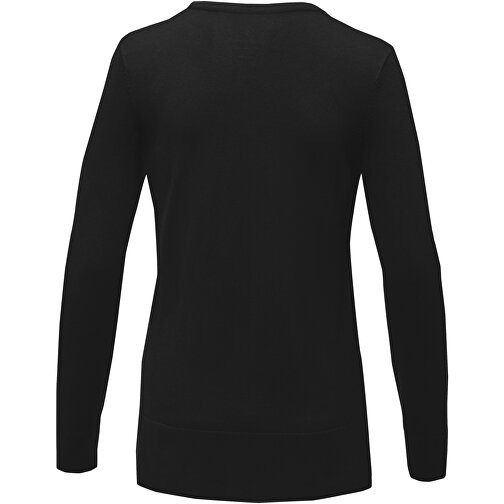 Stanton Pullover Mit V-Ausschnitt Für Damen , schwarz, Flachgestrickt 80% Viskose, 20% Nylon, 12 gauge, XS, , Bild 4
