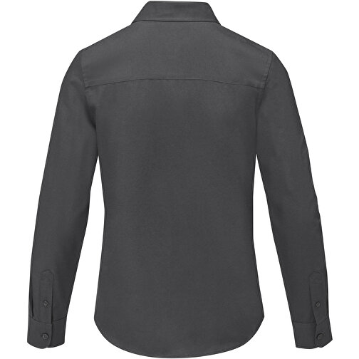 Pollux Damenbluse Mit Langen Ärmeln , storm grey, Oxford-Gewebe 55% Baumwolle, 45% Polyester, 130 g/m2, XL, , Bild 4