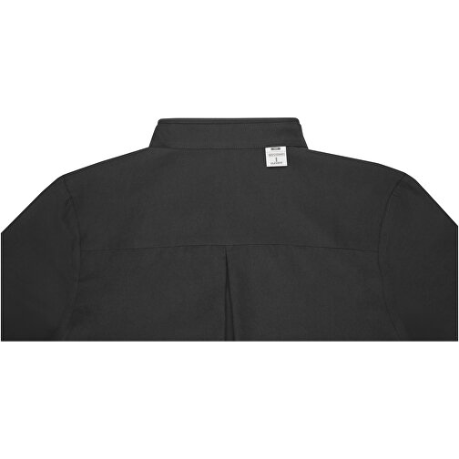 Pollux Herrenhemd Mit Langen Ärmeln , schwarz, Oxford-Gewebe 55% Baumwolle, 45% Polyester, 130 g/m2, S, , Bild 5