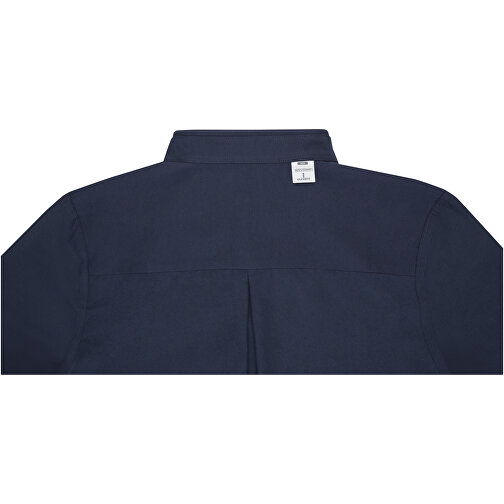 Pollux Herrenhemd Mit Langen Ärmeln , navy, Oxford-Gewebe 55% Baumwolle, 45% Polyester, 130 g/m2, XL, , Bild 5