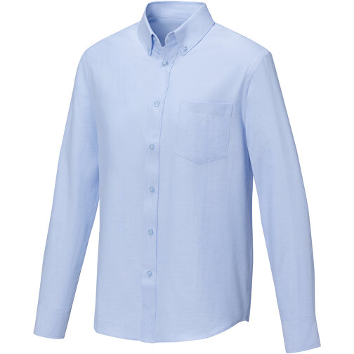 Pollux Herrenhemd Mit Langen Ärmeln , hellblau, Oxford-Gewebe 55% Baumwolle, 45% Polyester, 130 g/m2, XL, , Bild 1