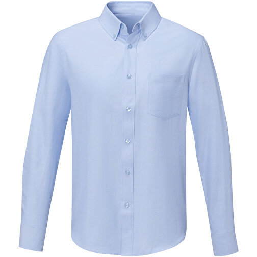 Pollux Herrenhemd Mit Langen Ärmeln , hellblau, Oxford-Gewebe 55% Baumwolle, 45% Polyester, 130 g/m2, XL, , Bild 3