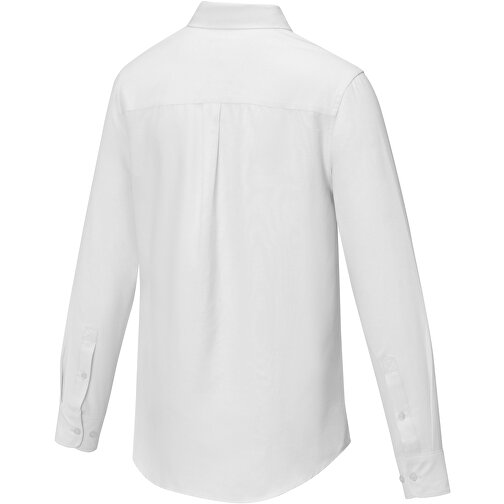 Pollux Herrenhemd Mit Langen Ärmeln , weiss, Oxford-Gewebe 55% Baumwolle, 45% Polyester, 130 g/m2, 3XL, , Bild 4