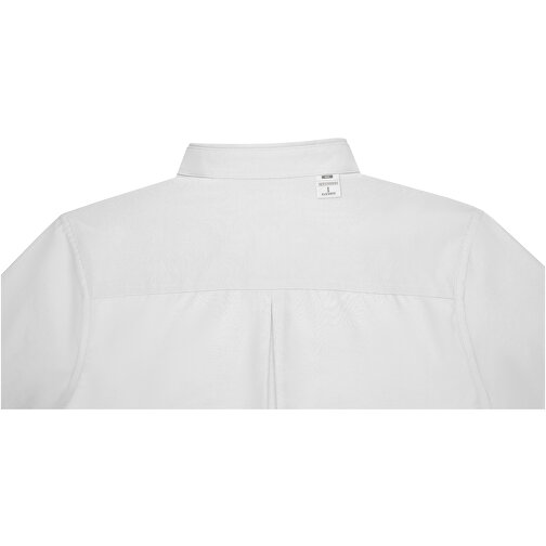 Pollux Herrenhemd Mit Langen Ärmeln , weiß, Oxford-Gewebe 55% Baumwolle, 45% Polyester, 130 g/m2, L, , Bild 5