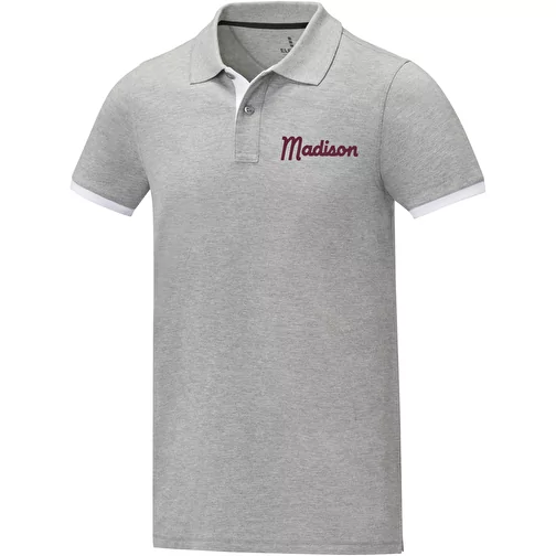 Polo Morgan manches courtes deux tons homme, Image 2