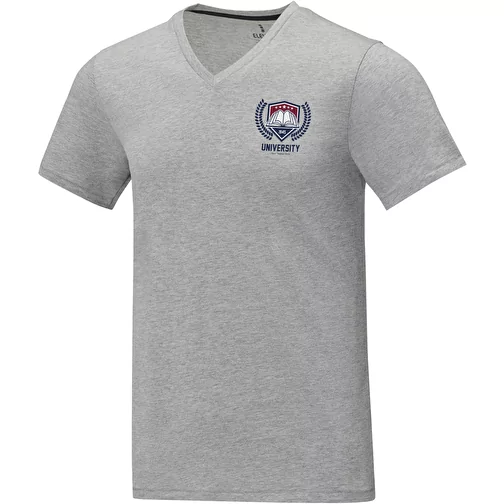 T-shirt Somoto manches courtes col V homme, Image 2