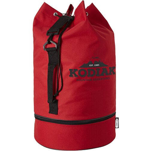 Idaho RPET Seesack 35L , Green Concept, rot, 600D Recyceltes Polyester, 48,00cm (Höhe), Bild 2