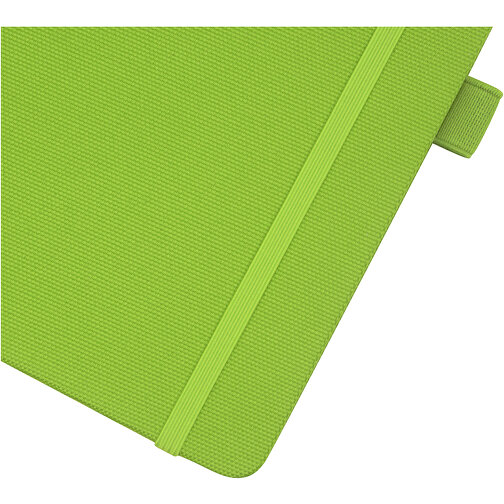 Honua A5 Notizbuch Aus Recyceltem Papier Mit Cover Aus Recyceltem PET , Green Concept, lindgrün, Recycelter PET Kunststoff, 21,50cm x 14,50cm (Länge x Breite), Bild 8
