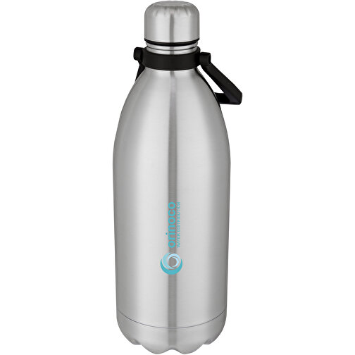 Cove 1,5 L Vakuum-Isolierflasche , silber, Edelstahl, PP Kunststoff, Silikon Kunststoff, 33,30cm (Höhe), Bild 2