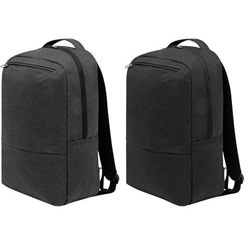 Rucksack STOCKHOLM , dunkelgrau, 300D Polyester, 29,00cm x 42,00cm x 17,00cm (Länge x Höhe x Breite), Bild 7