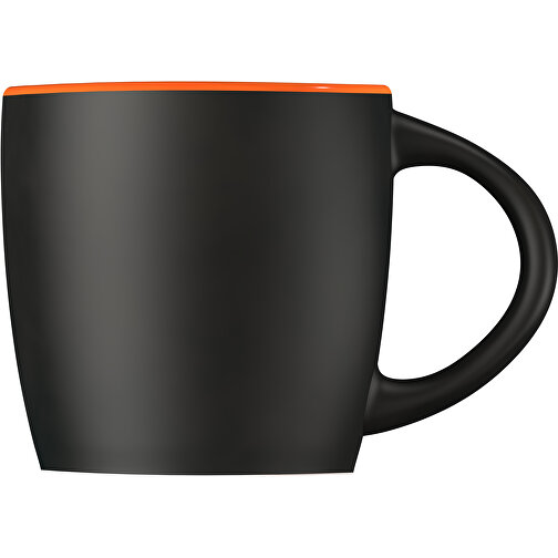 Kössinger Ennia Black Mat Inside , schwarzmatt/orange, Steinzeug, 8,00cm x 8,50cm x 8,00cm (Länge x Höhe x Breite), Bild 4
