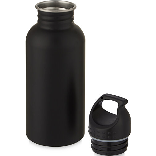 Luca 500 Ml Sportflasche , schwarz, Edelstahl, PP Kunststoff, Silikon Kunststoff, 21,20cm (Höhe), Bild 4