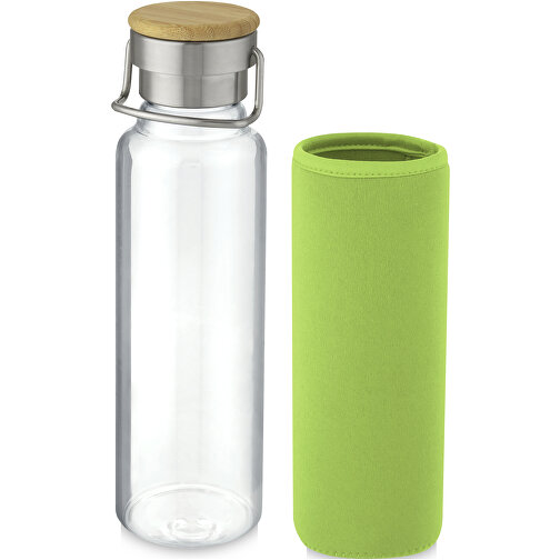 Thor 660 Ml Glasflasche Mit Neoprenhülle , Green Concept, limone, Borosilikatglas, PP Kunststoff, Bambusholz, 26,20cm (Höhe), Bild 6