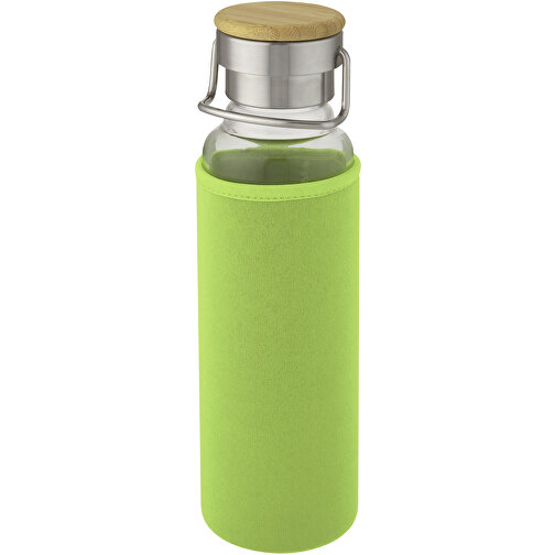 Thor 660 Ml Glasflasche Mit Neoprenhülle , Green Concept, limone, Borosilikatglas, PP Kunststoff, Bambusholz, 26,20cm (Höhe), Bild 7