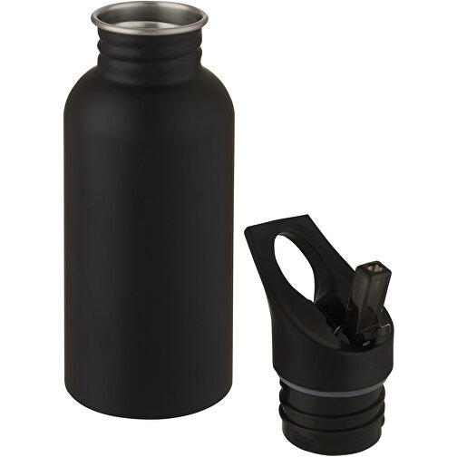 Lexi 500 Ml Sportflasche , schwarz, Edelstahl, PP Kunststoff, Silikon Kunststoff, 21,20cm (Höhe), Bild 5