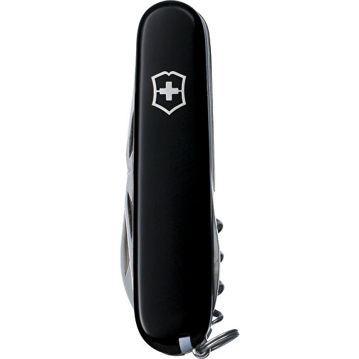 SPORTSMAN - Victorinox Schweizer Messer , Victorinox, schwarz, hochlegierter, rostfreier Stahl, 8,40cm x 1,50cm x 2,60cm (Länge x Höhe x Breite), Bild 1
