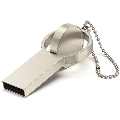 Clé USB Orbit métal 1 GB avec emballage, Image 4