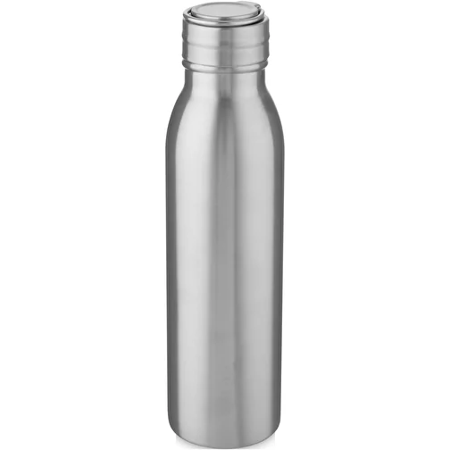 Bouteille de sport Harper 700 ml en acier inoxydable avec boucle métallique, Image 1
