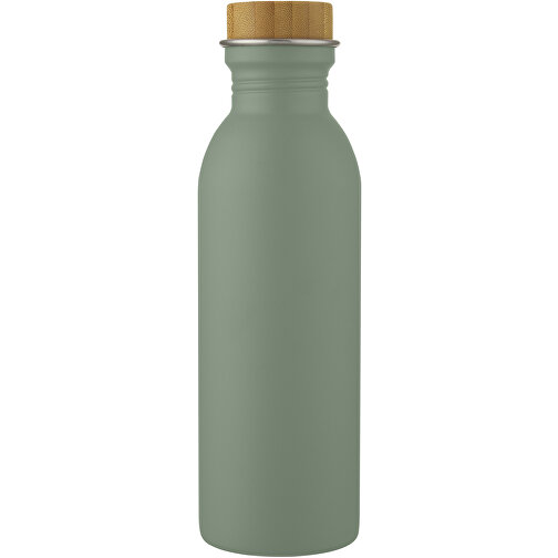 Kalix 650 Ml Sportflasche Aus Edelstahl , heather grün, Edelstahl, Bambusholz, Silikon Kunststoff, 23,20cm (Höhe), Bild 4