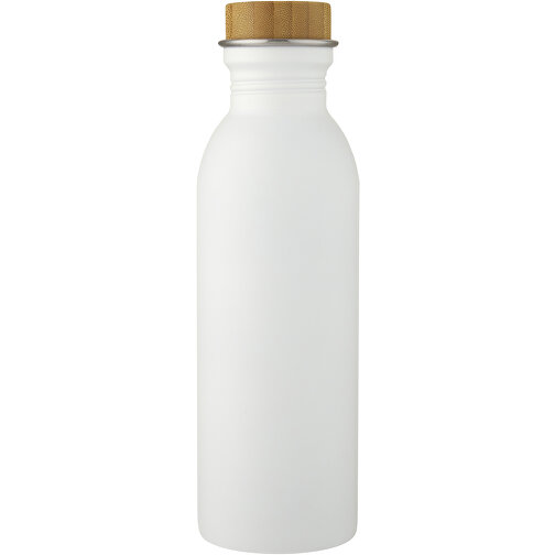 Kalix 650 Ml Sportflasche Aus Edelstahl , weiss, Edelstahl, Bambusholz, Silikon Kunststoff, 23,20cm (Höhe), Bild 4