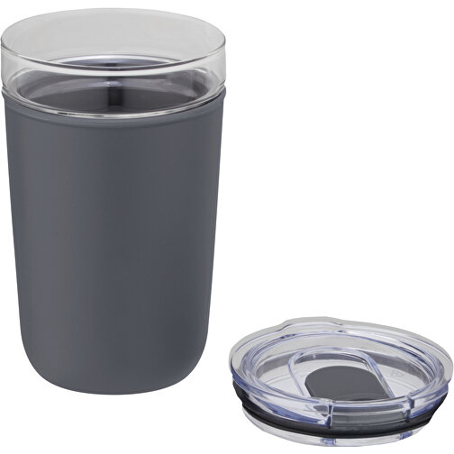 Szklany kubek Bello o pojemności 420 ml z zewnętrzną ścianką z plastiku z recyklingu, Obraz 4