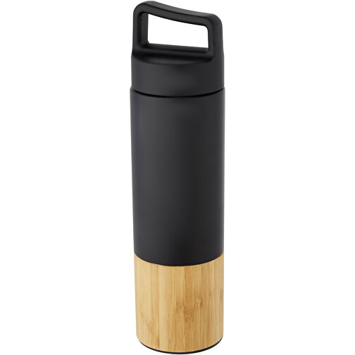 Torne 540 Ml Kupfer-Vakuum Isolierflasche Mit Bambus Außenwand , schwarz, Edelstahl, Bambusholz, 28,30cm (Höhe), Bild 8