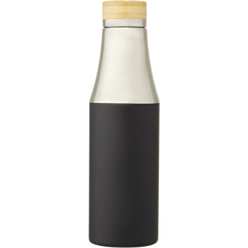 Hulan 540 Ml Kupfer-Vakuum Isolierflasche Mit Bambusdeckel , schwarz, Edelstahl, Bambusholz, 24,70cm (Höhe), Bild 6