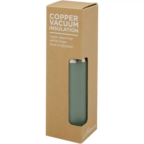 Bouteille Hulan de 540 ml en acier inoxydable avec cuivre et isolation par le vide avec couvercle , Image 5
