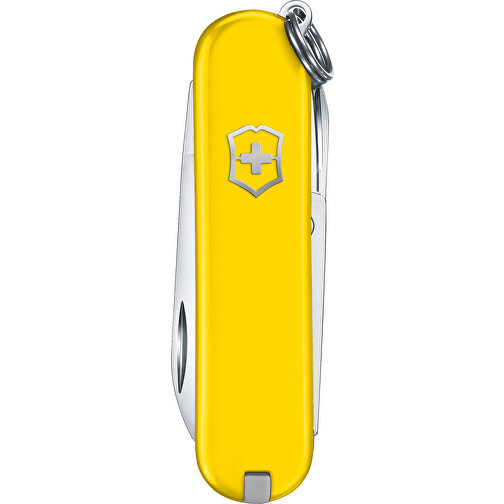 RALLY - Victorinox Schweizer Messer , Victorinox, gelb, hochlegierter, rostfreier Stahl, 5,80cm x 0,90cm x 2,00cm (Länge x Höhe x Breite), Bild 1
