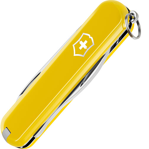 RALLY - Victorinox Schweizer Messer , Victorinox, Sunny Side, hochlegierter, rostfreier Stahl, 5,80cm x 0,90cm x 2,00cm (Länge x Höhe x Breite), Bild 3