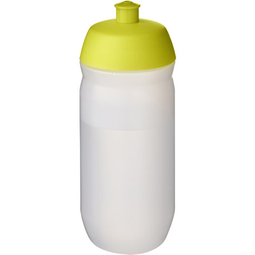 HydroFlex™ Clear 500 Ml Squeezy Sportflasche , limone / klar mattiert, MDPE Kunststoff, PP Kunststoff, 18,30cm (Höhe), Bild 1