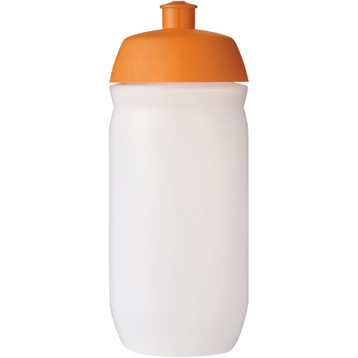 HydroFlex™ Clear 500 Ml Squeezy Sportflasche , orange / klar mattiert, MDPE Kunststoff, PP Kunststoff, 18,30cm (Höhe), Bild 3