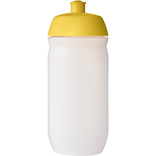 HydroFlex™ Clear 500 Ml Squeezy Sportflasche , gelb / klar mattiert, MDPE Kunststoff, PP Kunststoff, 18,30cm (Höhe), Bild 3