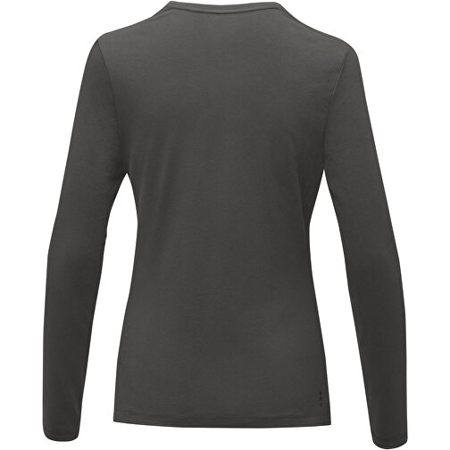 Ponoka Langarmshirt Für Damen , Green Concept, storm grey, Single jersey Strick 95% Bio Baumwolle, 5% Elastan, 200 g/m2, L, , Bild 4