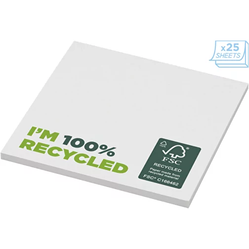 Notes autocollantes recyclées 75 x 75 mm Sticky-Mate®, Image 3