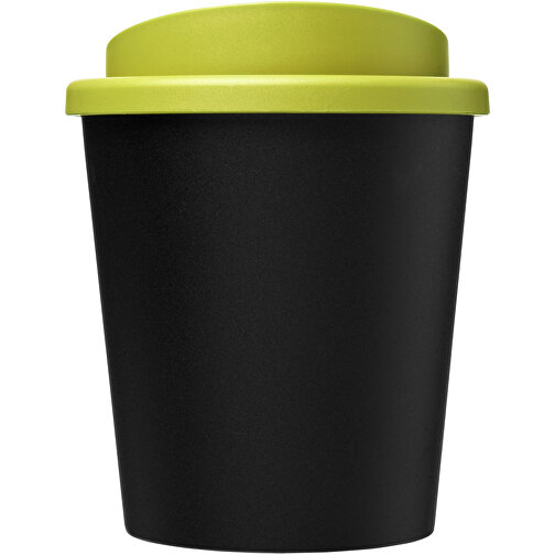 Americano® Espresso Eco 250 Ml Recycelter Isolierbecher , Green Concept, schwarz / limone, Recycelter PP Kunststoff, PP Kunststoff, 11,80cm (Höhe), Bild 3