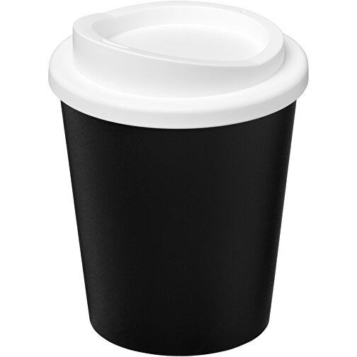 Americano® Espresso Eco 250 Ml Recycelter Isolierbecher , Green Concept, schwarz / weiß, Recycelter PP Kunststoff, PP Kunststoff, 11,80cm (Höhe), Bild 1